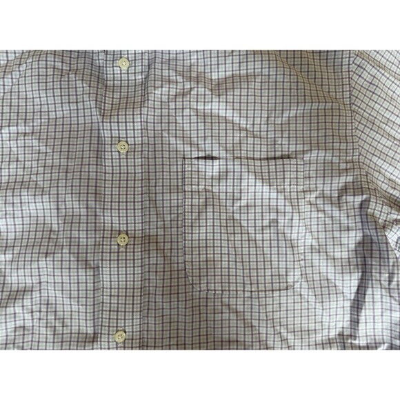 Jos A Bank Traveler Button Down Shirt Men 16 1/2 - 34/35 Tailored Fit Striped - Picture 4 of 11